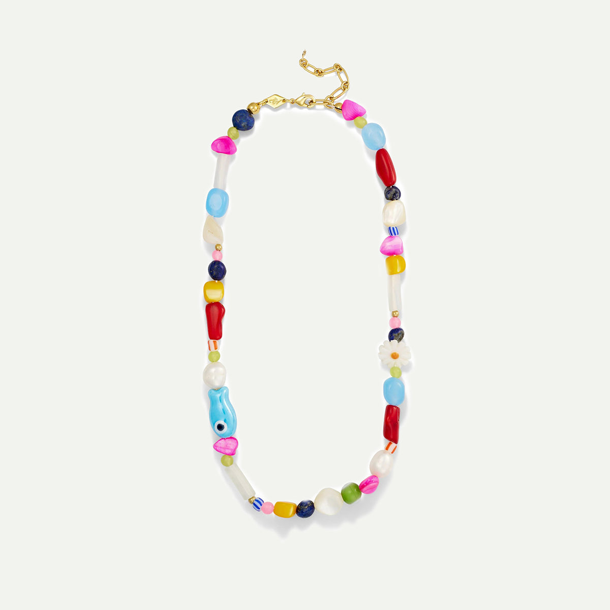Anni Lu Happy Necklace Gold Necklace