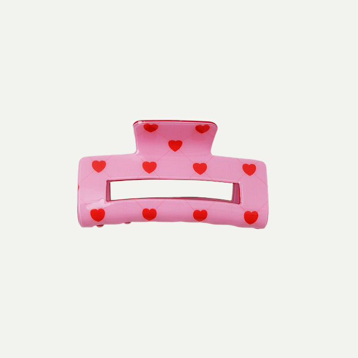 Pink Heart Berlin Hair Claw