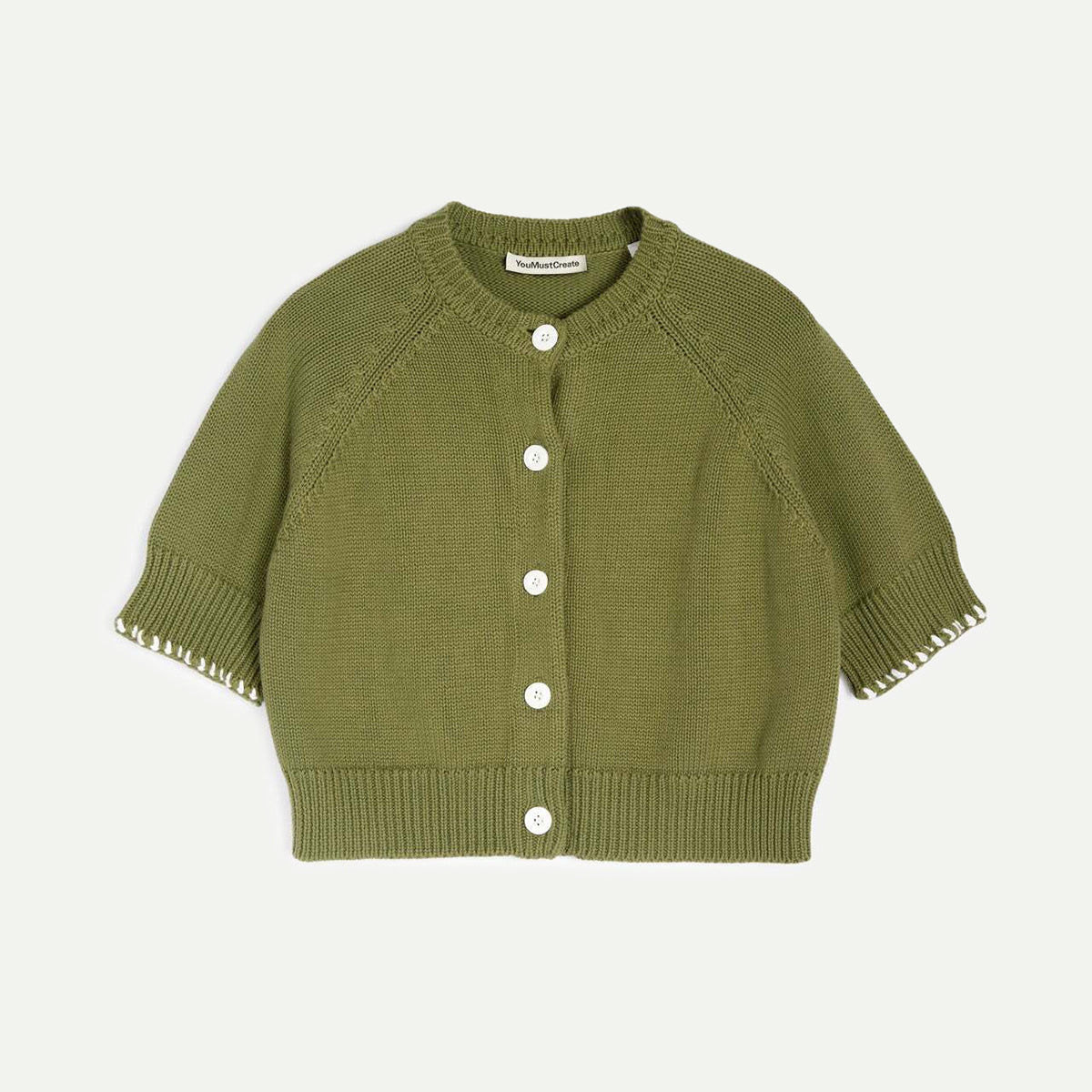 Green Kwai Knit Cardigan