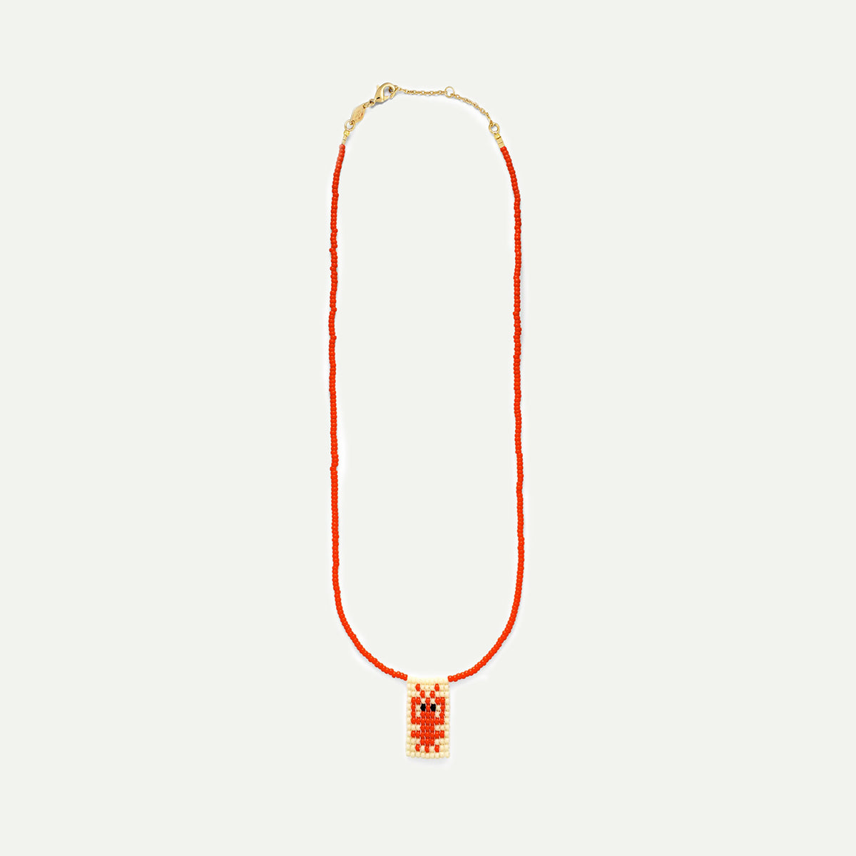 Anni Lu Red You're My Lobster Necklace