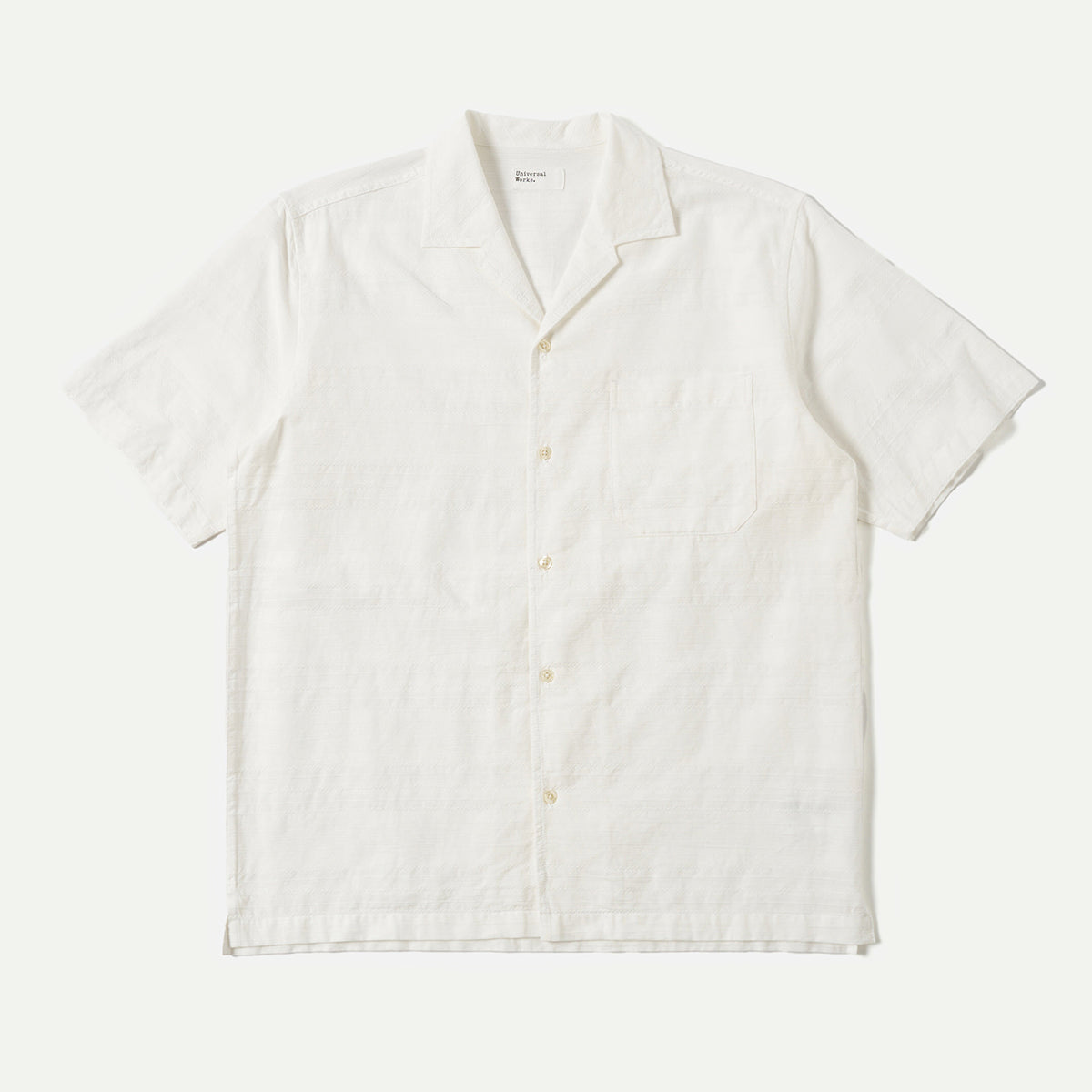Ecru Deffe Self Stripe Minari Shirt