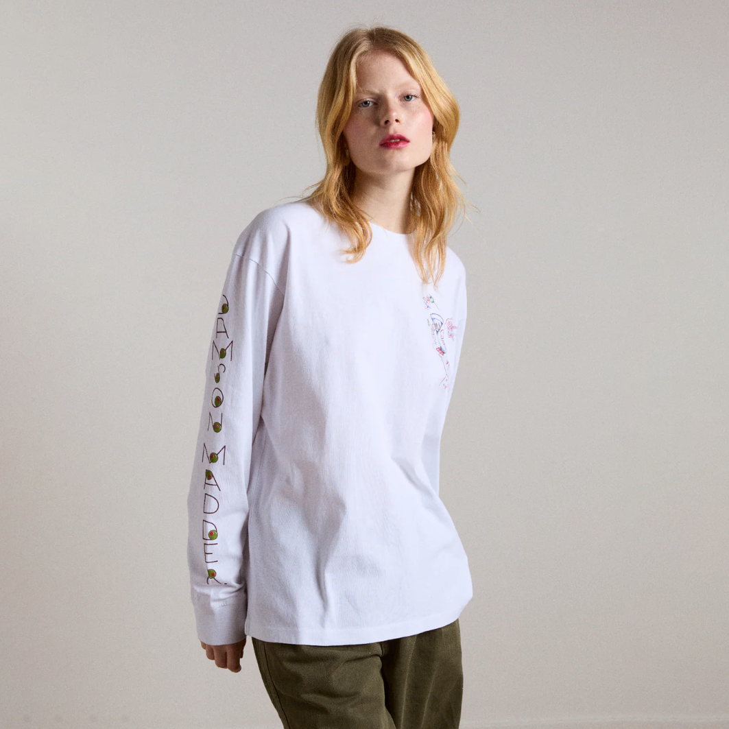 White Olive Hotel Long Sleeve T-Shirt