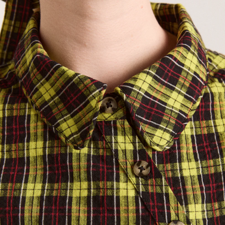 Yellow Tartan Robyn Shirt