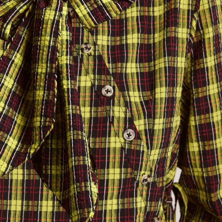 Yellow Tartan Robyn Shirt