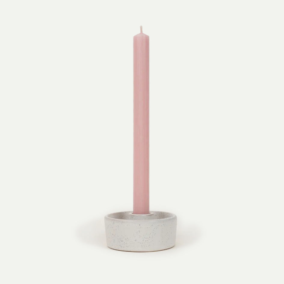 10" Rose Quartz Dinner Candles