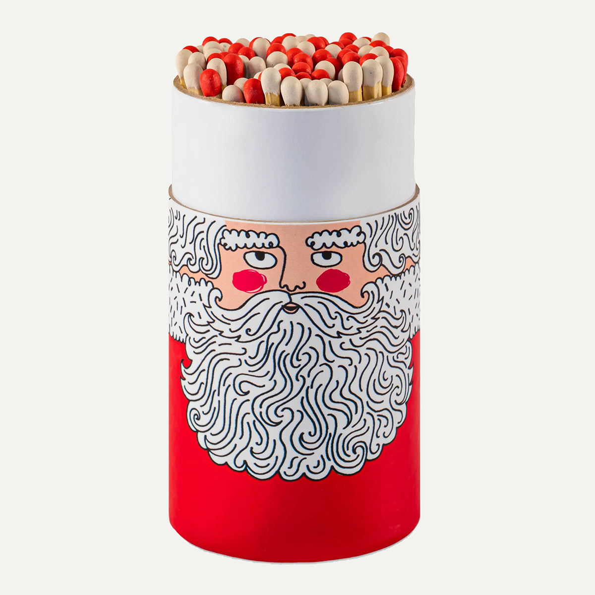 Santa Large Cylinder Christmas Safety Matches