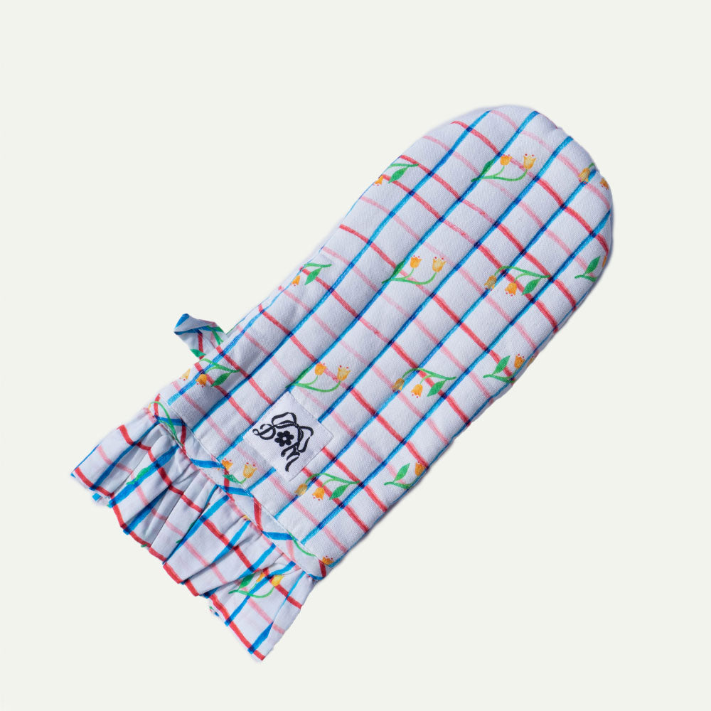 Tulip Check Single Oven Mitt