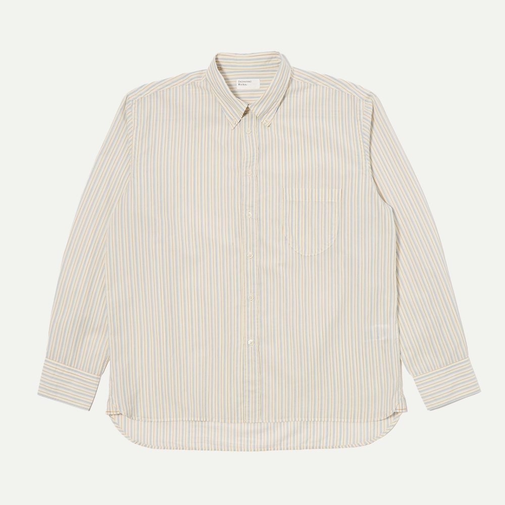Ecru Pop Stripe One Lazy Day Shirt