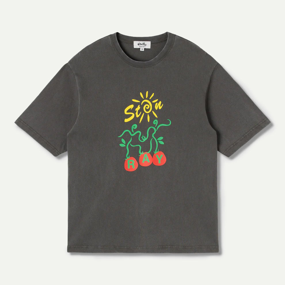 Washed Black Ray Vine T-Shirt