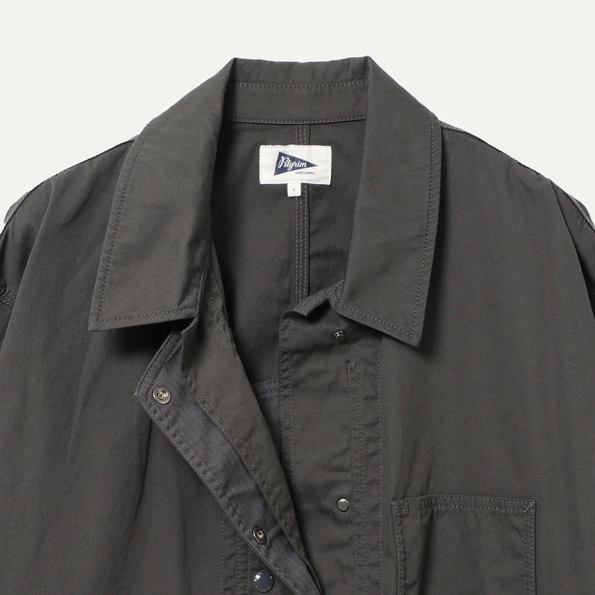 Pilgrim Surf Supply Charcoal Mendal Welder's Jacket