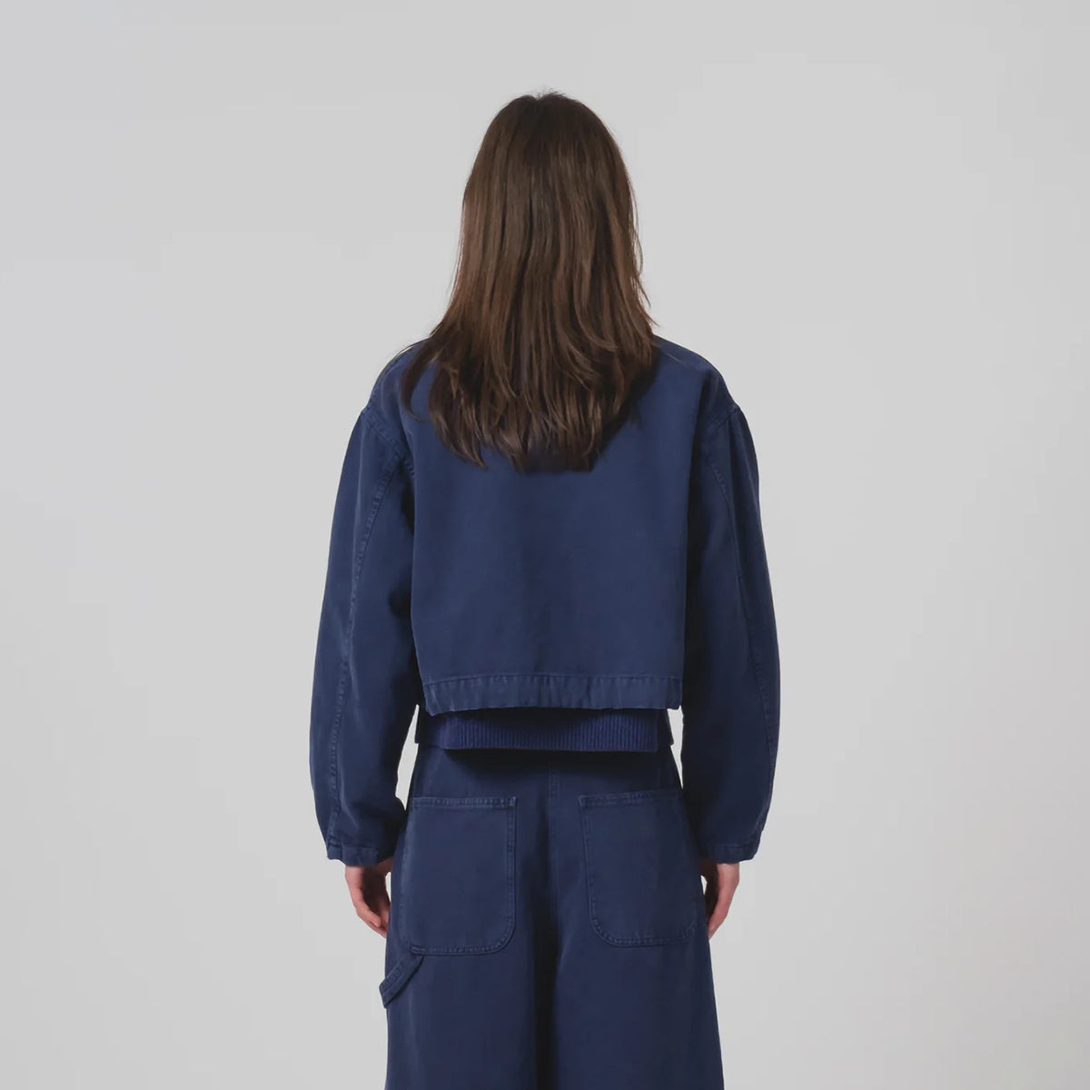 Indigo Blue Canvas Woopsie Jacket