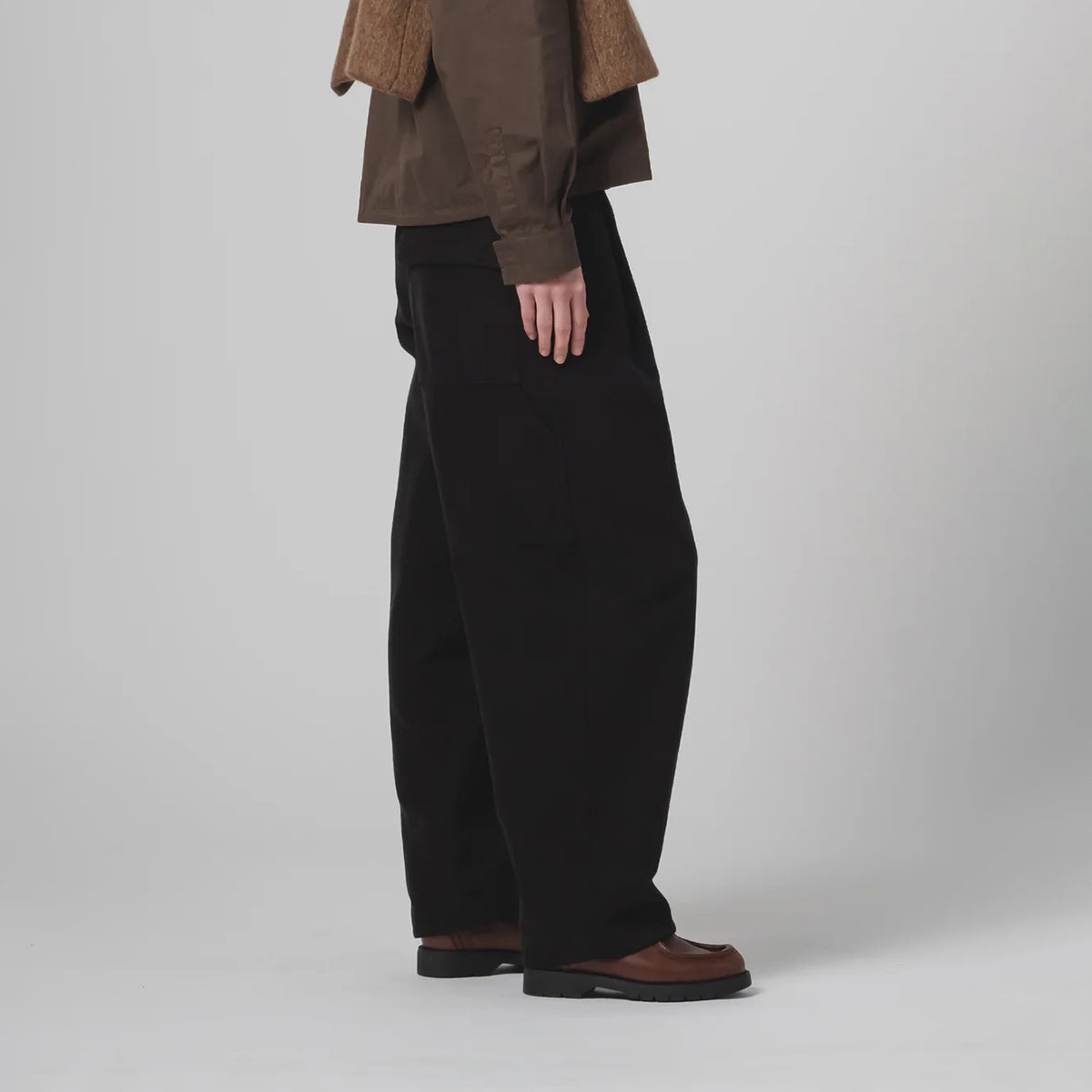 Black Canvas British Worker Pants