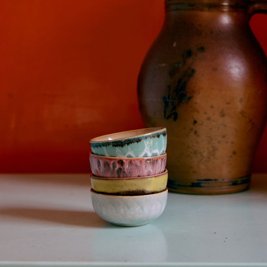 70's Ceramics Modernist XS bowls (set of 4)