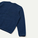 Indigo Wool Fleece Cardigan