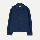 Indigo Wool Fleece Uniform Jacket