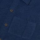 Indigo Wool Fleece Uniform Jacket