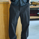 Black Wide Fit New Yorker Pant