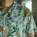 Green Peacock Garden Hawaiian Shirt
