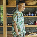 Green Peacock Garden Hawaiian Shirt