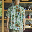Green Peacock Garden Hawaiian Shirt