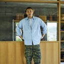 Bleached Relax Fit Chambray Work Shirt