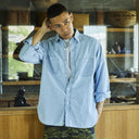 Bleached Relax Fit Chambray Work Shirt