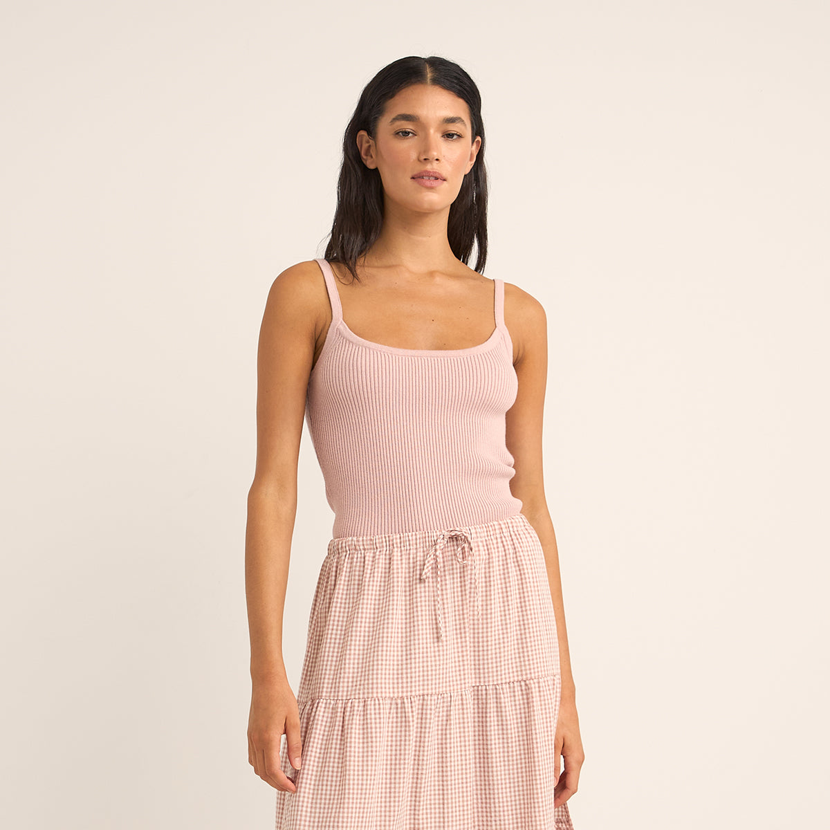 Rhythm Pink Yumi Knit Top