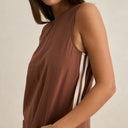 Chocolate Hanelei Mini Dress