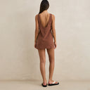 Chocolate Hanelei Mini Dress