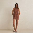 Chocolate Hanelei Mini Dress