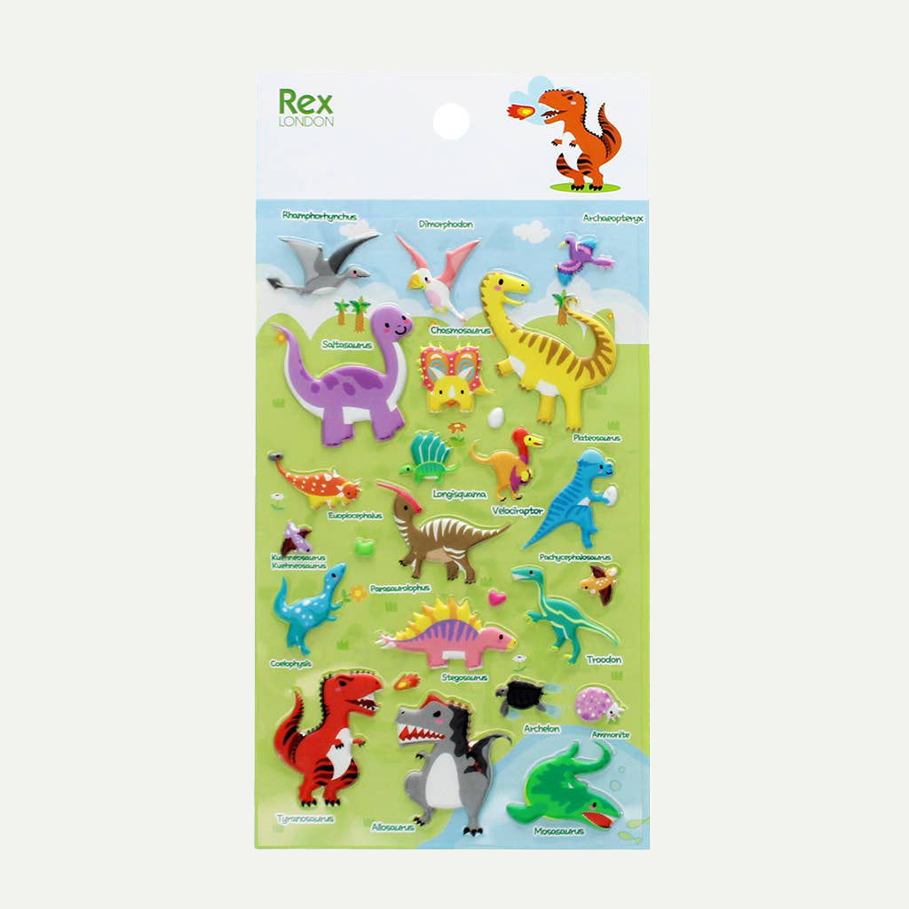 Dinosaur 3D Puffy Stickers