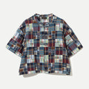Blue Multi BOY Patchwork Shirt