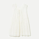 Off White Gather Sleeveless Shirt