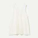 Off White Gather Sleeveless Shirt