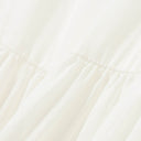 Off White Gather Sleeveless Shirt