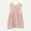 Dusty Pink Gather Sleeveless Shirt