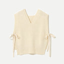 Ivory Side Ribbon Red Cross Vest