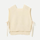 Ivory Side Ribbon Red Cross Vest