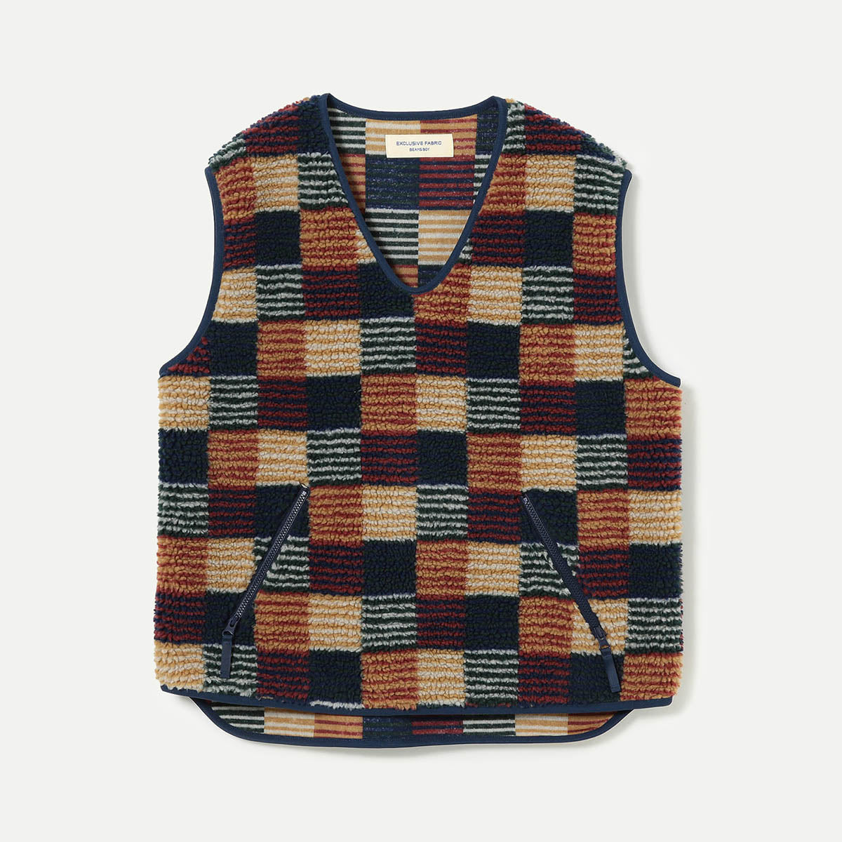 Multi O.BOY Jacquard Boa Pullover