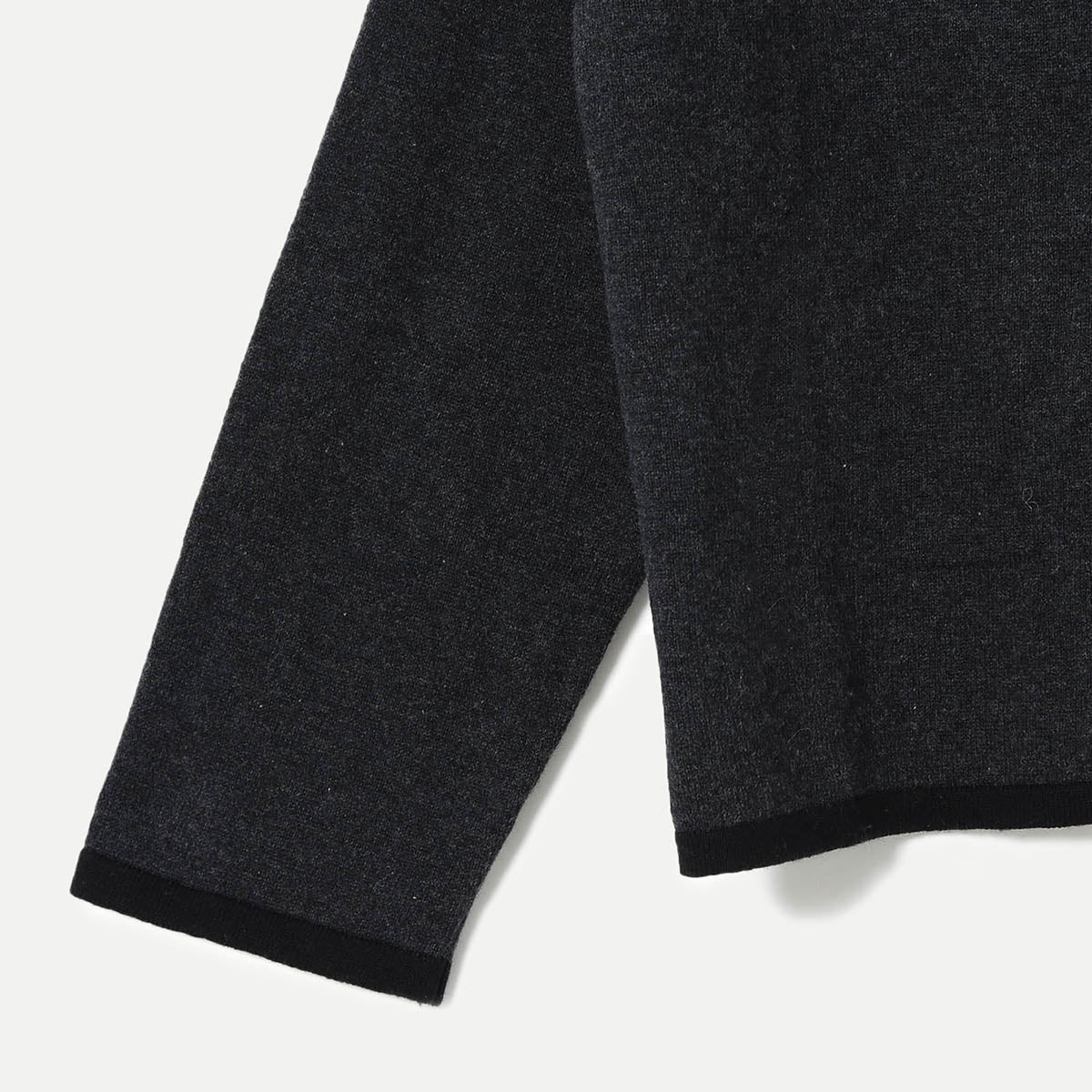 Charcoal 0.12G China Trim Cardigan