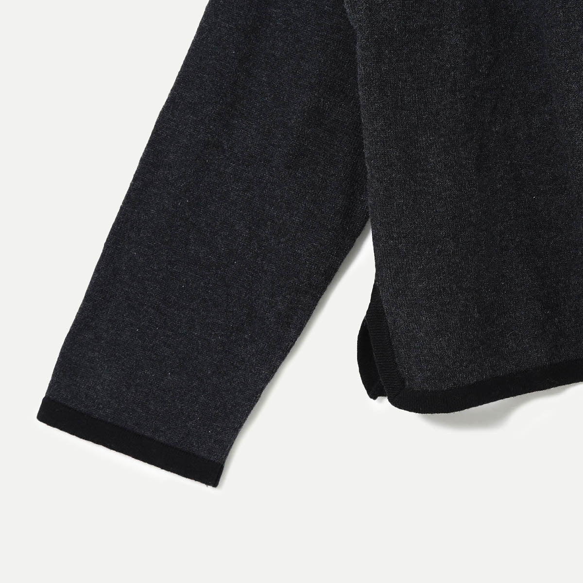 Charcoal 0.12G China Trim Cardigan