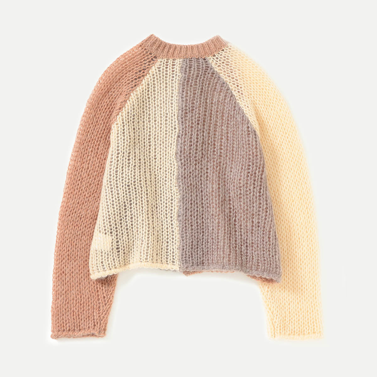 Ivory O.Mohair Crazy Cardigan