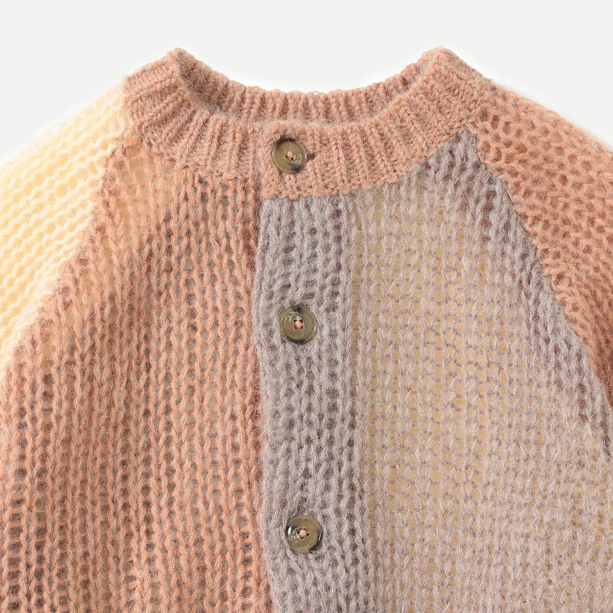Ivory O.Mohair Crazy Cardigan