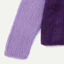 Purple Mohair Crazy Cardigan