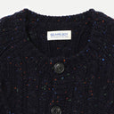 Navy Nep Aran Cardigan
