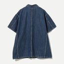 Blue Denim Coverall Short Sleeve Jacket