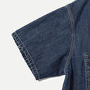 Blue Denim Coverall Short Sleeve Jacket