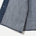 Blue Denim Coverall Short Sleeve Jacket
