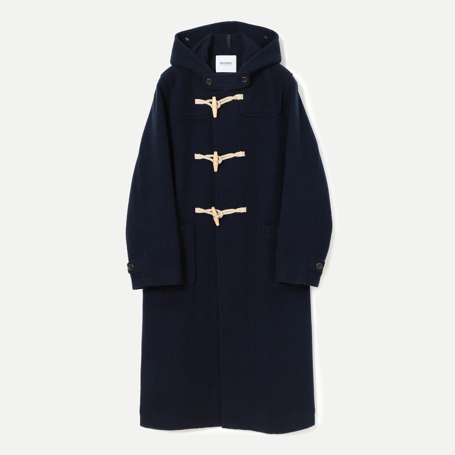 Navy O.Mosser Long Duffle Coat