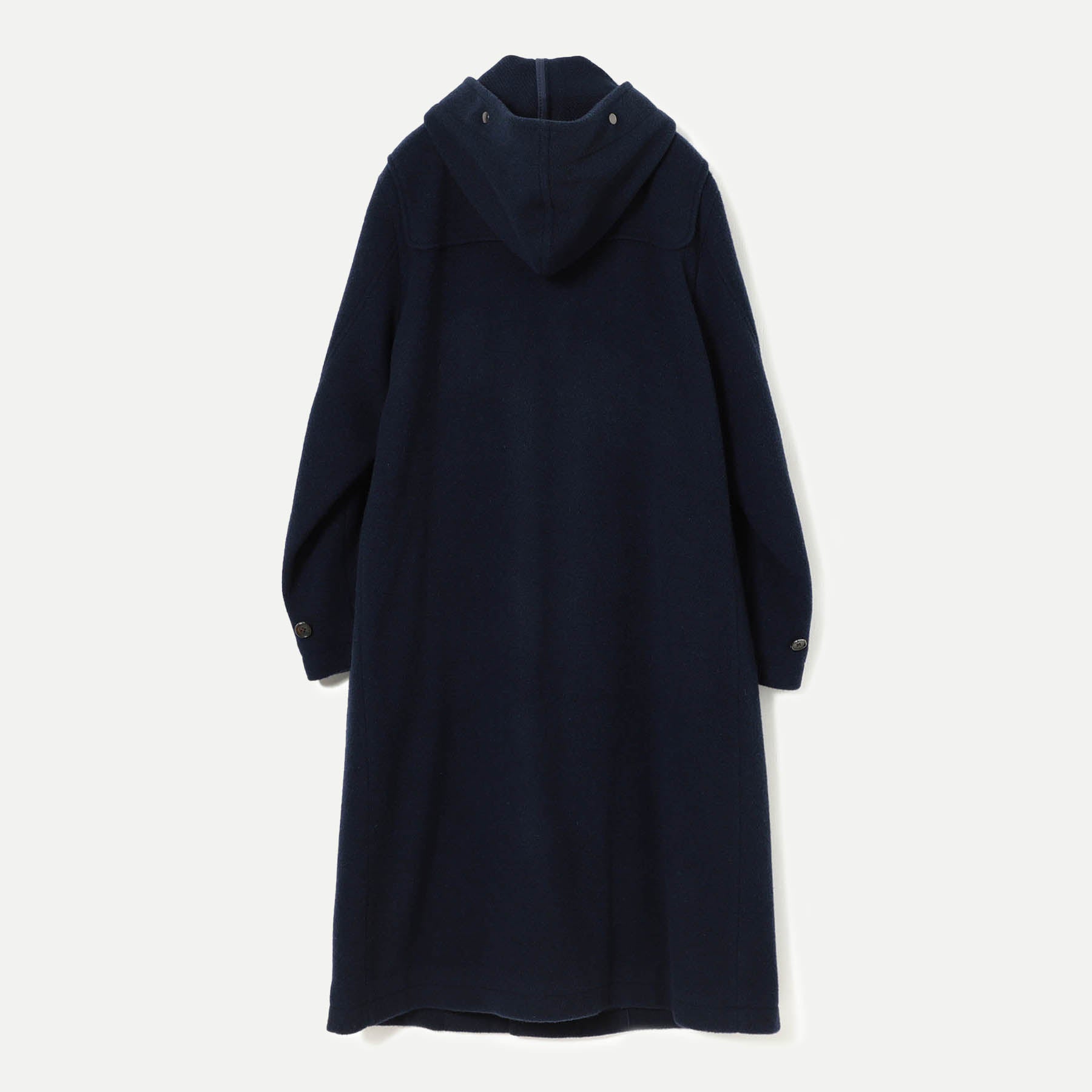 Navy O.Mosser Long Duffle Coat